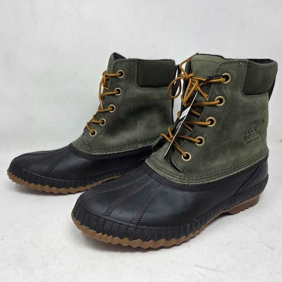 Men\'s 9.5 Sorel x J.Crew  Cheyanne II duck snow boots in Surplus Green main image 8